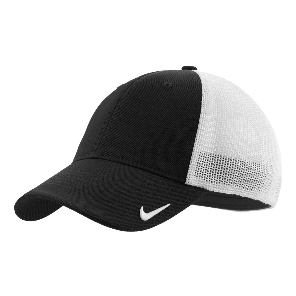 Nike Black/White Mesh Back Cap