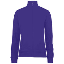 Augusta Women's Purple/White Medalist Jacket 2.0