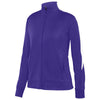 Augusta Women's Purple/White Medalist Jacket 2.0