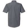 Dri Duck Men's Gunmetal Craftsman Ripstop Short-Sleeve Woven Shirt