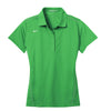 Nike Women's Green Dri-FIT Short Sleeve Sport Swoosh Pique Polo