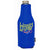 Koozie Blue Zip-Up Bottle Kooler
