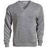 Edwards Unisex Grey Heather Jersey Knit Acrylic Sweater