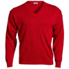 Edwards Unisex Red Jersey Knit Acrylic Sweater