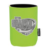 Koozie Electric Lime Collapsible Neoprene Can Kooler (multi-color print)