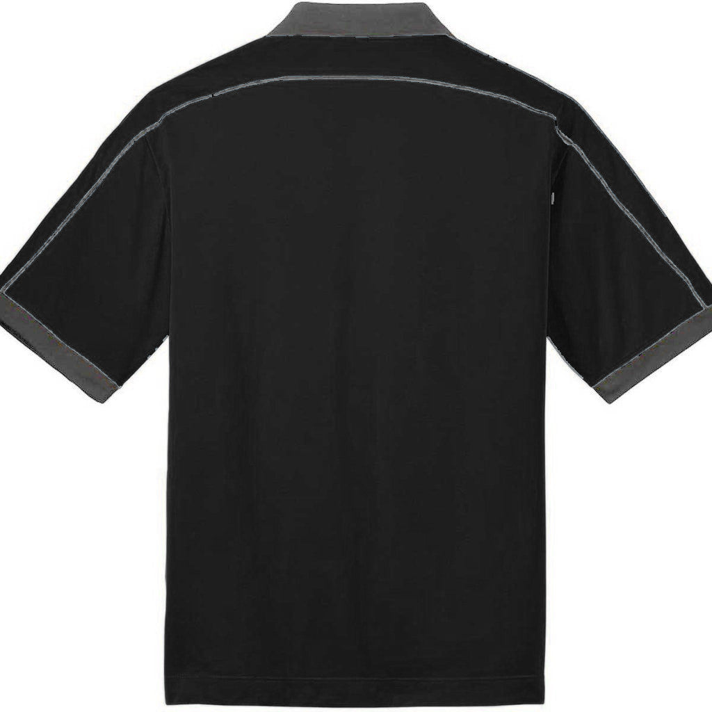 Nike Men's Black/Grey Dri-FIT N98 Polo