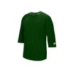 adidas Men's Collegiate Green Climalite Fielder's Choice 3/4 Sleeve Henley