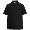 Edwards Men's Black Essential Zip-Front Service Shirt