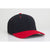 Pacific Headwear Black/Red Universal M2 Performance Cap