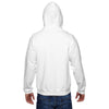 Jerzees Men's White 9.5 Oz. Super Sweats Nublend Fleece Full-Zip Hood