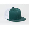 Pacific Headwear Dark Green/White D-Series Snapback Trucker Mesh Cap