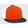 Pacific Headwear Orange/Black D-Series Fitted Trucker Mesh Cap