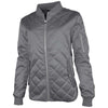 Charles River Women's Grey Quilted Boston Flight Jacket