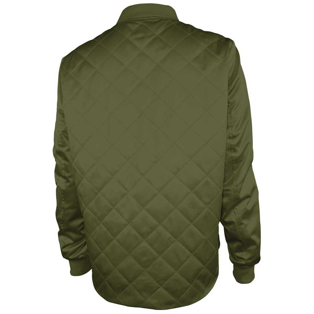 Charles River Women's Olive Quilted Boston Flight Jacket