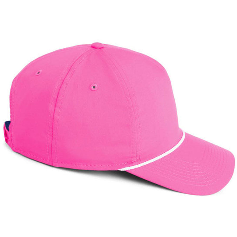 Imperial Neon Pink White Wrightson Rope Cap