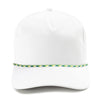 Imperial White Green and Yellow Wrightson Rope Cap