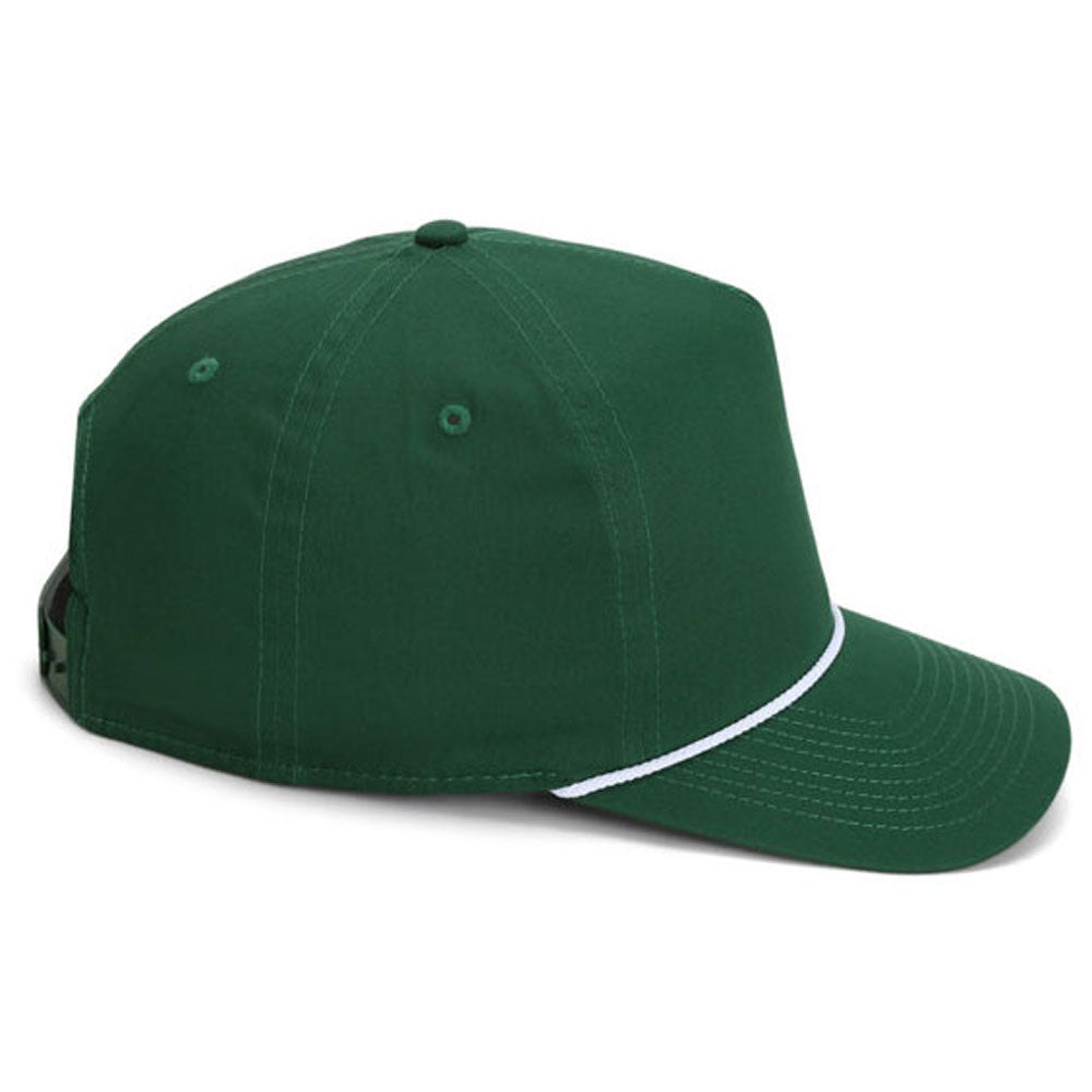 Imperial Forest Green White Barnes Cotton Rope Cap