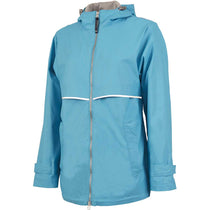 Charles River Women's Wave/Reflective New Englander Rain Jacket