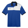Nike Men's Royal Blue/White Dri-FIT S/S Colorblock Polo