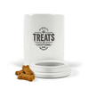 Howligans White Ceramic Treat Jar 