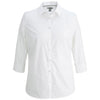 Edwards Women's White Comfort Stretch Broadcloth Blouse