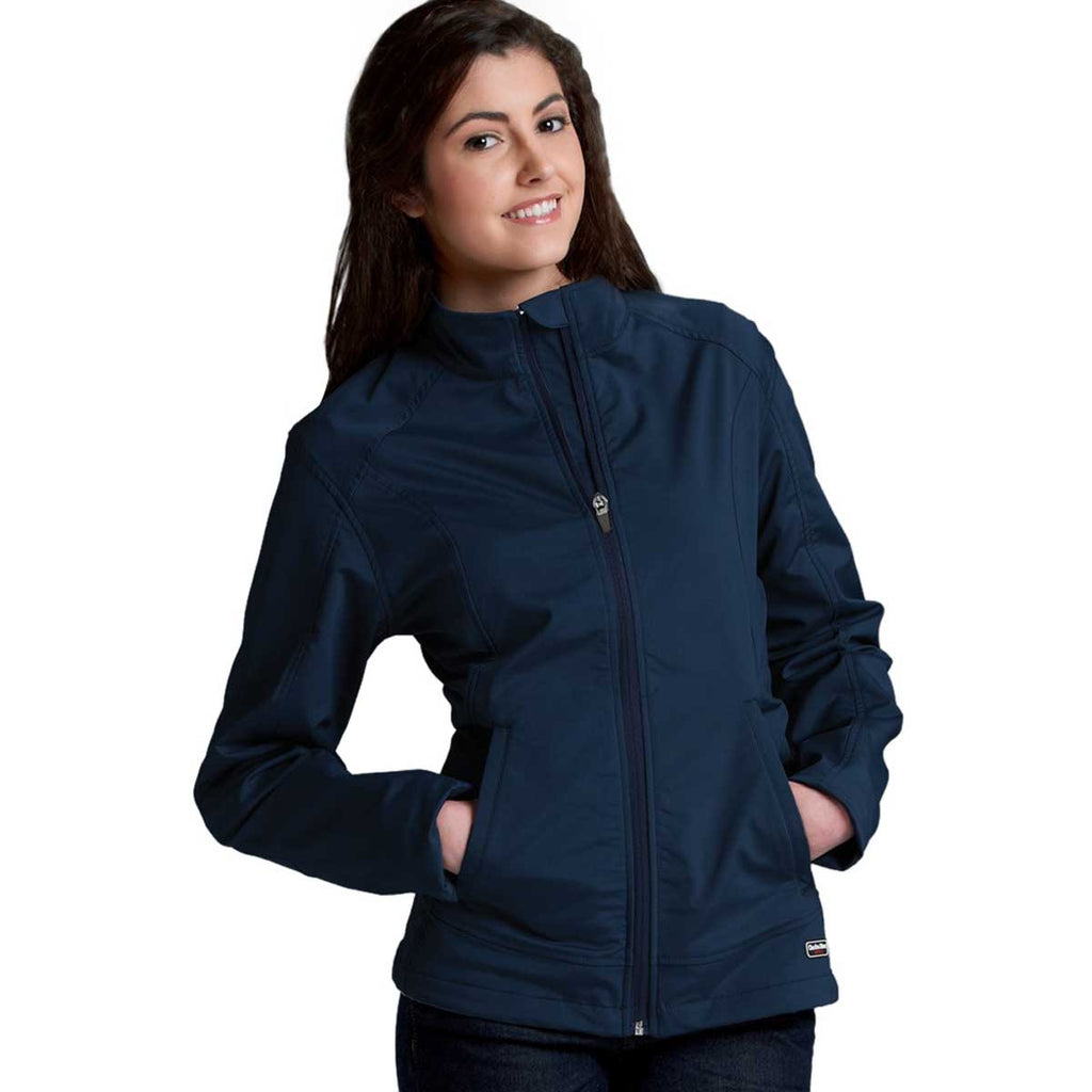 Charles River Women's Navy Axis Soft Shell Jacket