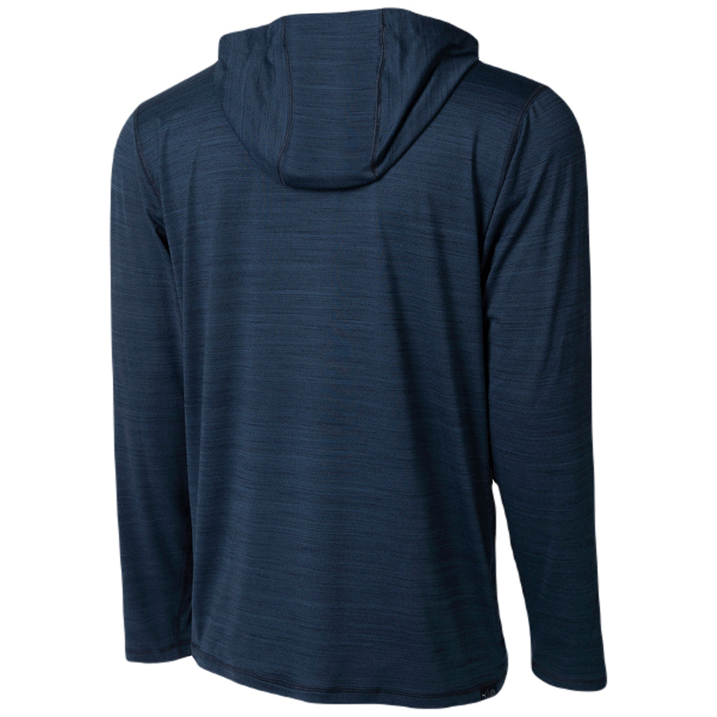 Puma Golf Men's Navy Blazer Heather Cloudspun Grey Label Hoodie