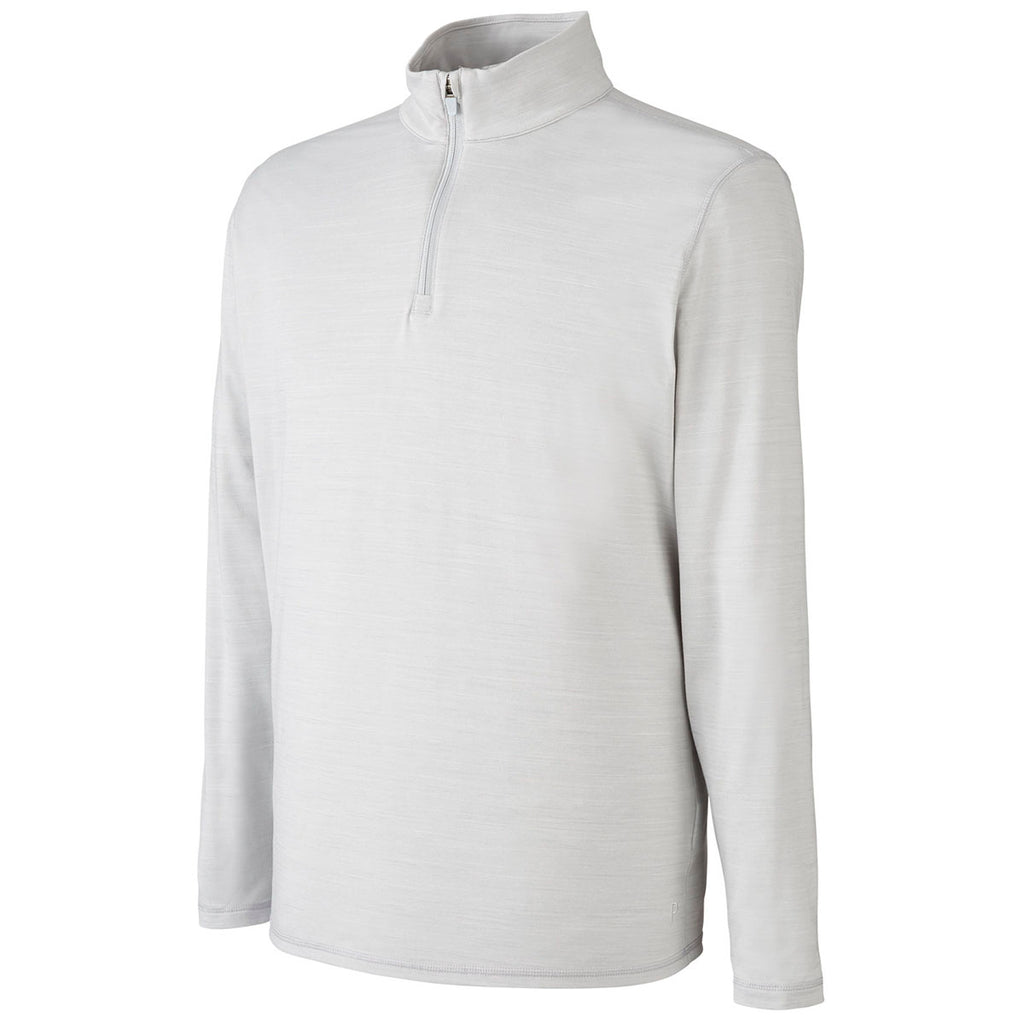 Puma Golf Men's High Rise Heather Cloudspun Quarter Zip