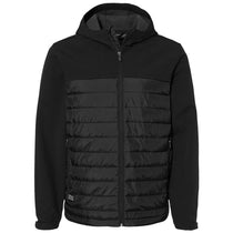 Dri Duck Men's Black Pinnacle Soft Shell Puffer Jacket