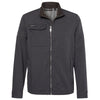 Dri Duck Men's Charcoal Ace Woven Stretch Soft Shell Jacket