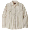 Patagonia Men's Borderline White Wash Long-Sleeved Western Snap Shirt
