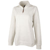 Charles River Women's Ivory Hudson Quarter Zip Pullover