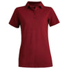 Edwards Women's Burgundy Soft Touch Pique Polo