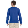 Jerzees Men's Royal 8 Oz. Nublend Fleece Crew