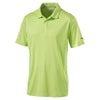 Puma Golf Men's Sharp Green Essential Pounce Golf Polo Cresting