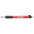 Hub Pens Red Maxglide Click Metallic Stylus