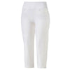 Puma Golf Women's Bright White PWRshape Golf Capri Pants