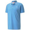 Puma Golf Men's Team Light Blue Signature Tipped Golf Polo