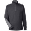 Puma Golf Men's Puma Black Heather/Quiet Shade T7 Cloudspum 1/4 Zip