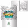 BIC White Adult Coloring Book - Hues of Happiness (Flowers)