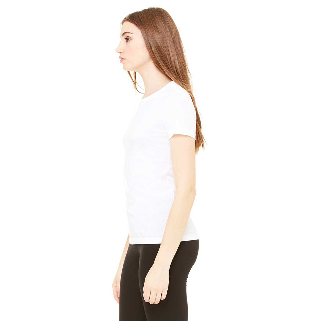 Bella + Canvas Women's White Jersey Short-Sleeve T-Shirt