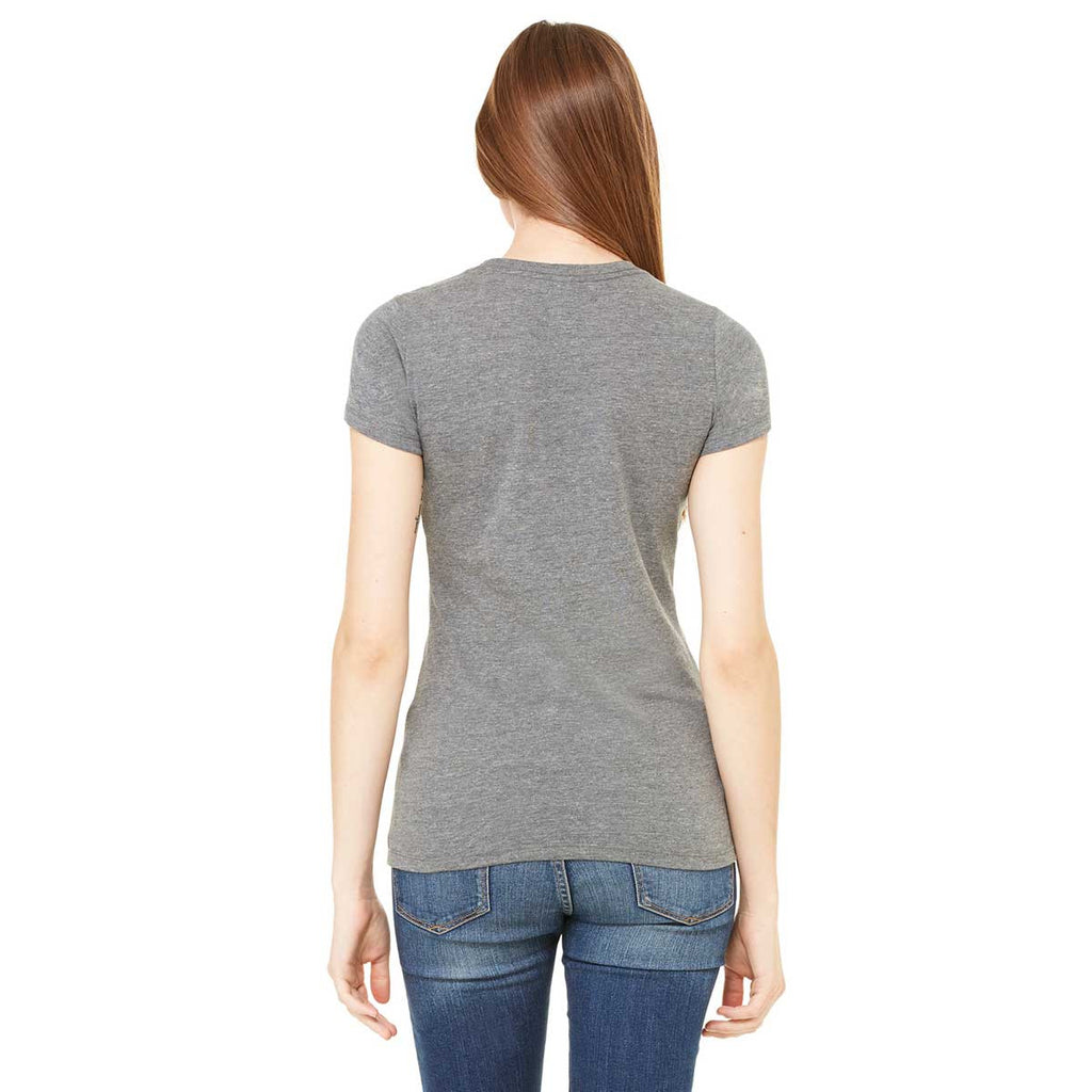 Bella + Canvas Women's Deep Heather Made in the USA Favorite T-Shirt