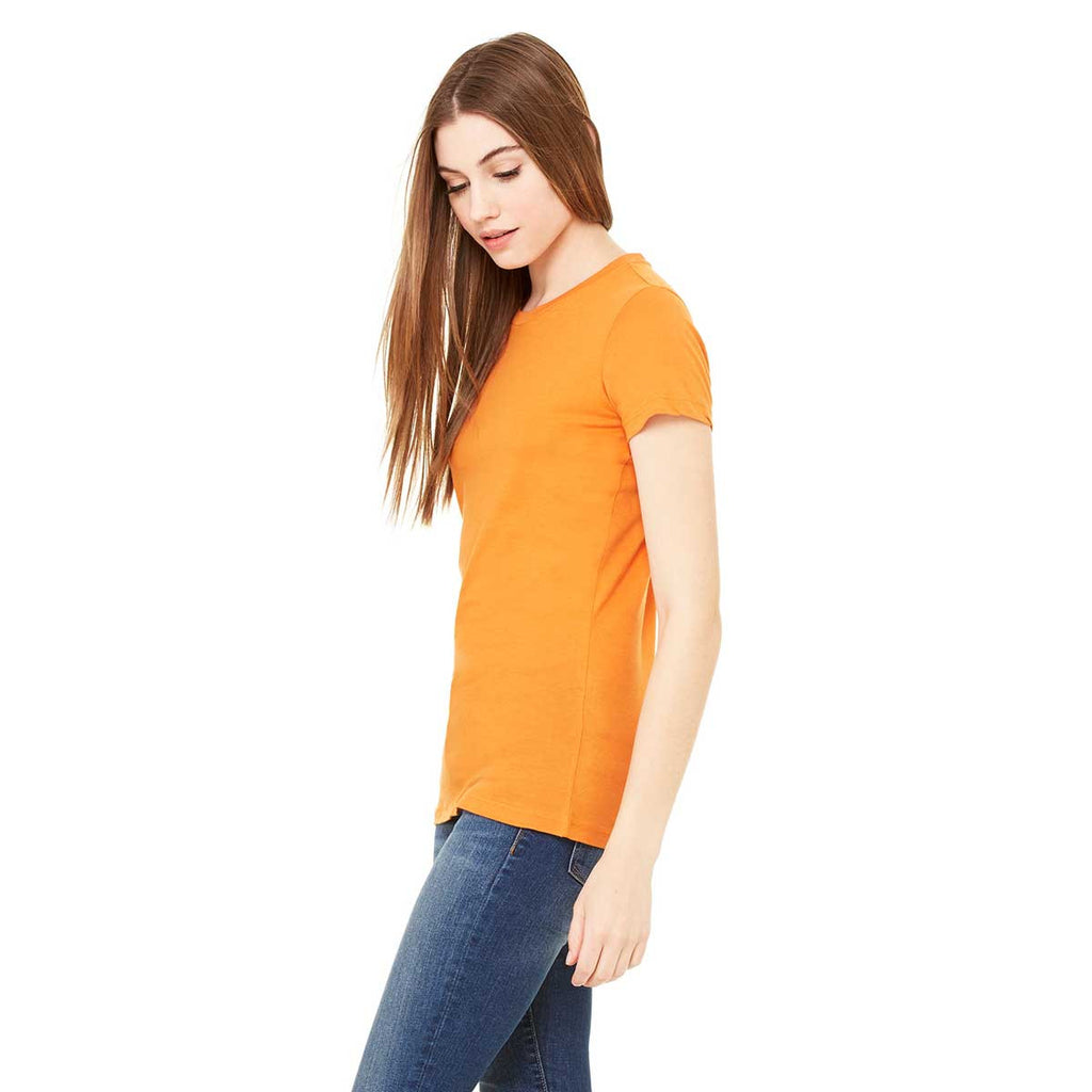 Bella + Canvas Women's Burnt Orange Jersey Short-Sleeve T-Shirt