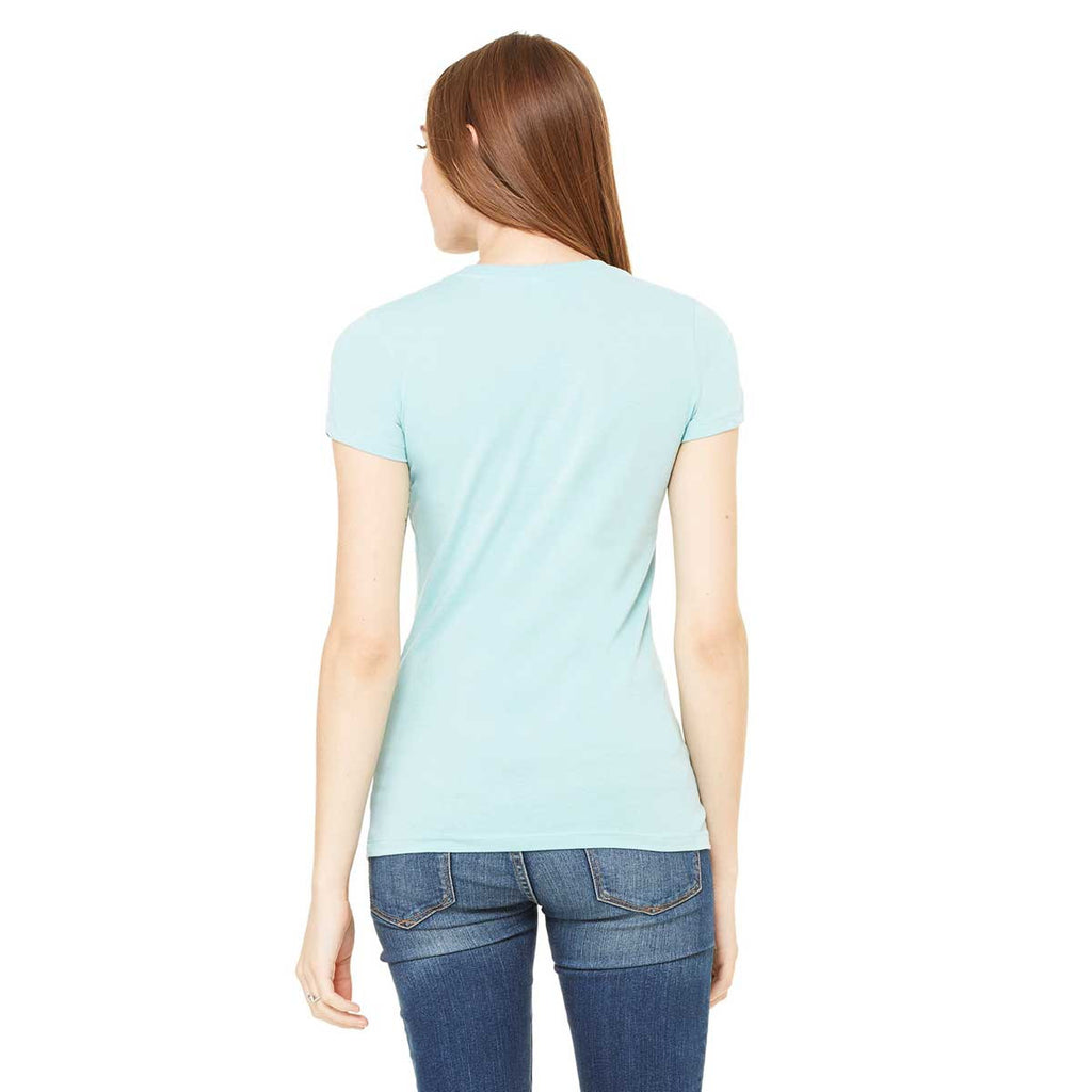 Bella + Canvas Women's Seafoam Blue Jersey Short-Sleeve T-Shirt