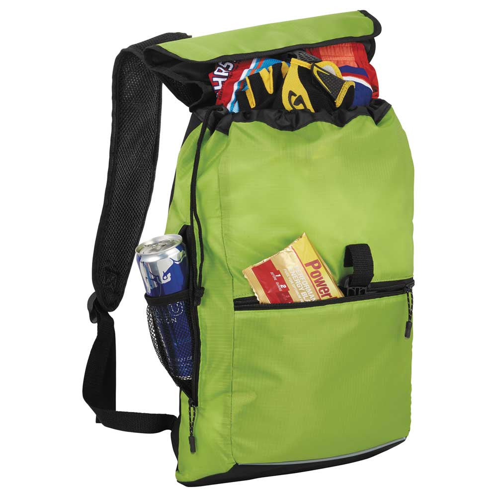 Slazenger Neon Green Flip Drawstring Sportspack