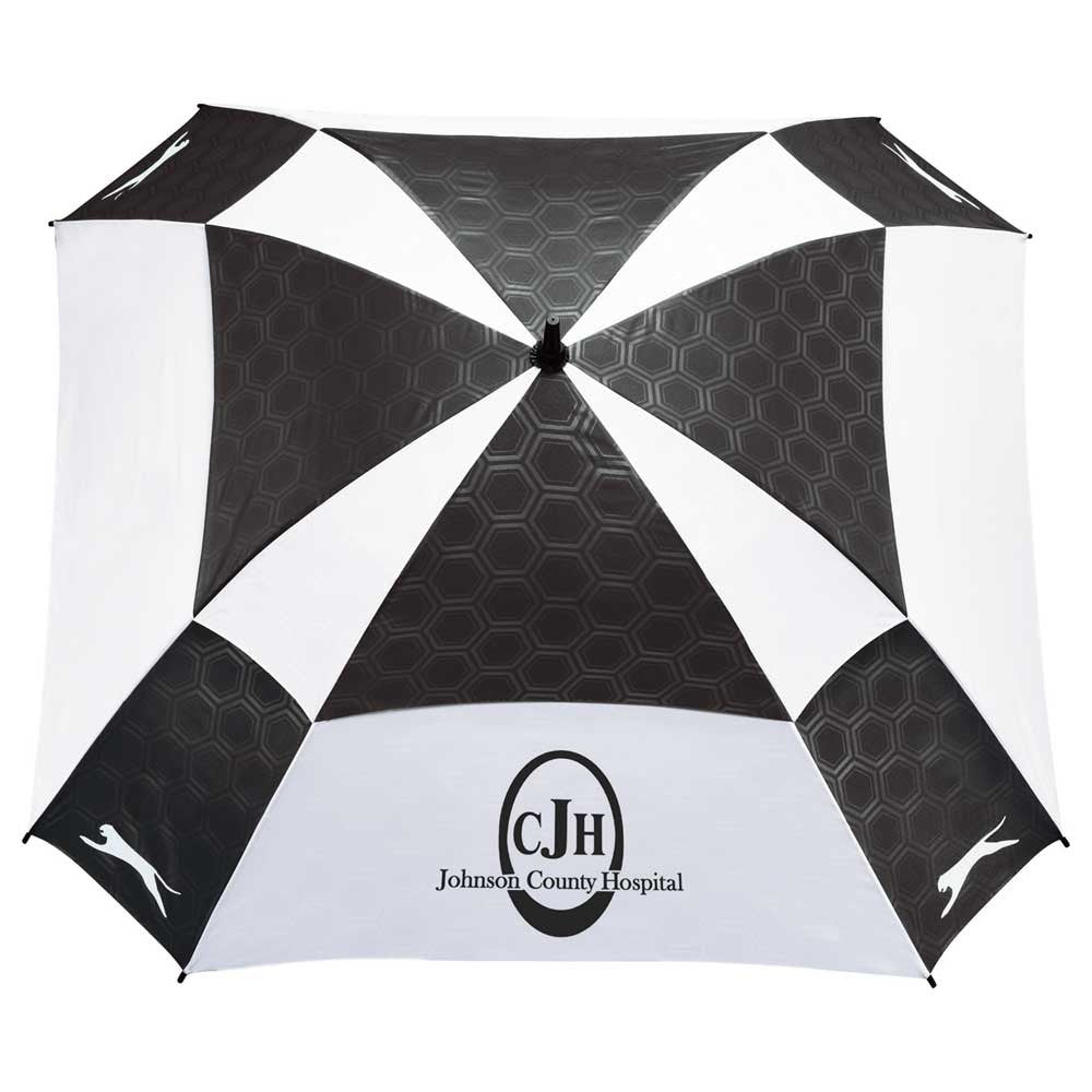 Slazenger Black/White 60" Cube Golf Umbrella