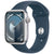 Apple Storm Blue Watch Series 9 (GPS) 45mm Silver Aluminum Case with Sport Band