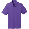 Nike Men's Court Purple Dri-FIT Short Sleeve Vertical Mesh Polo