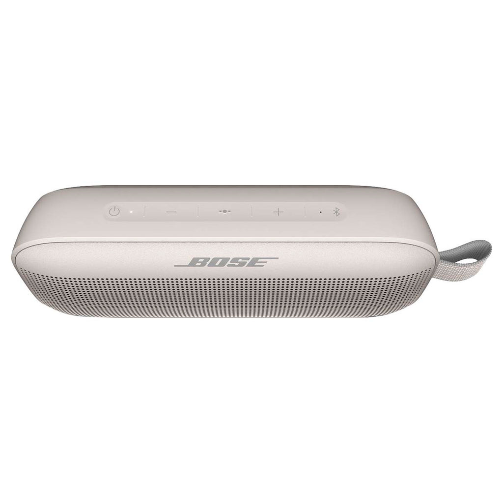 Bose White Smoke SoundLink Flex Portable Bluetooth Speaker with Waterproof/Dustproof Design