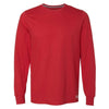 Russell Athletic Men's True Red Essential 60/40 Performance Long Sleeve T-Shirt
